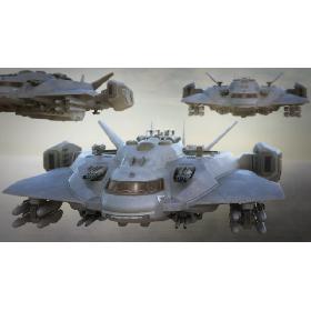 3D Sci Fi Dropship model